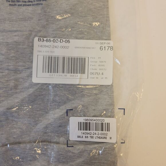 Gap Body M Seamless Gray Cotton/Lycra Women T-shirt - Picture 5 of 6